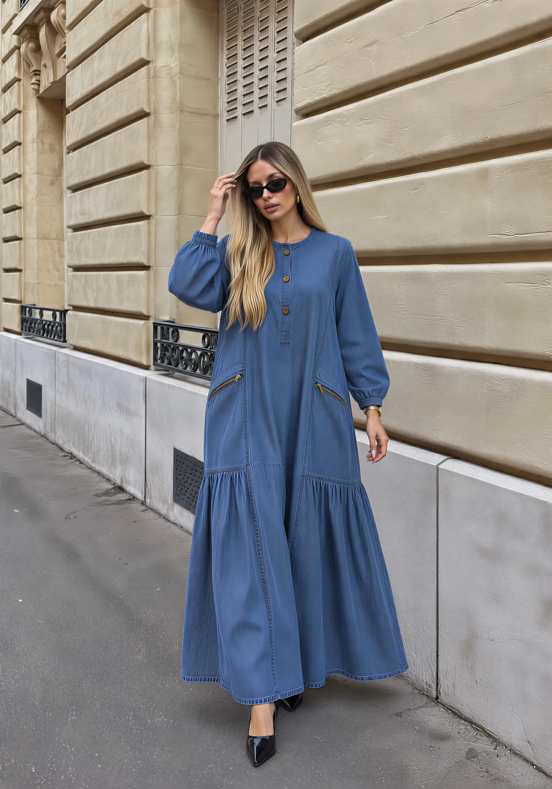 Easy Chic Denim Dress