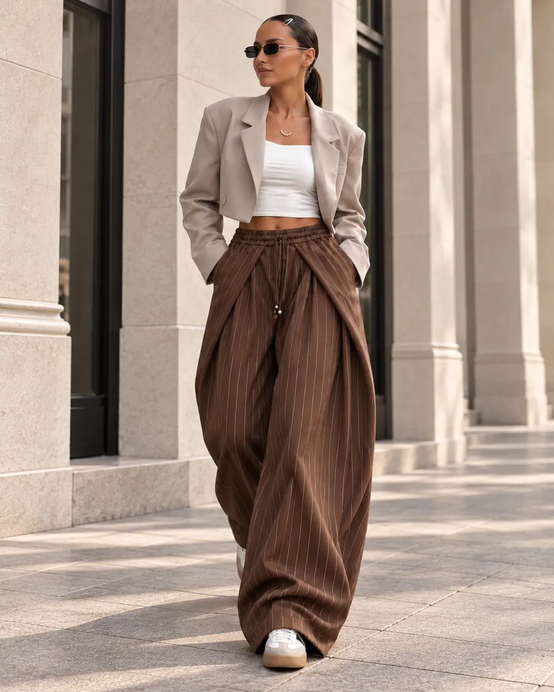 The Blair Pinstripe Pants