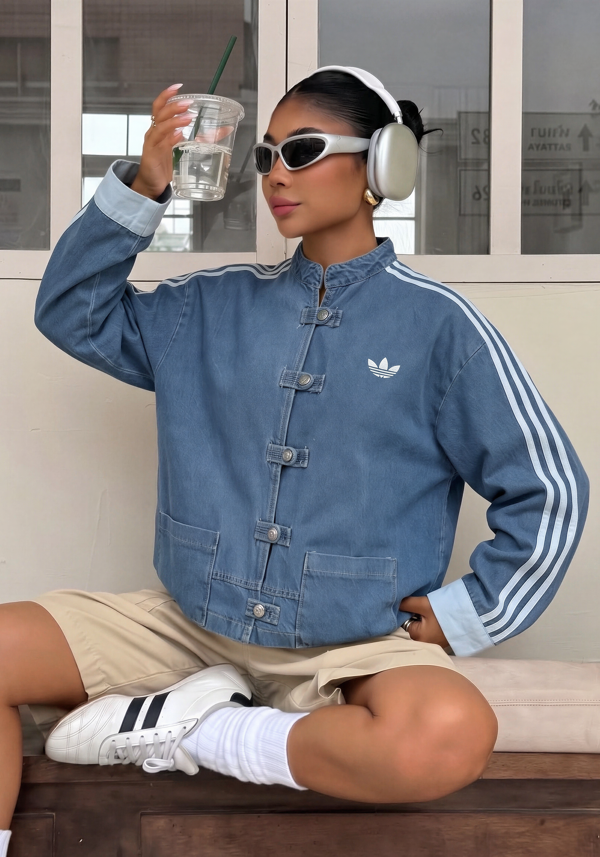 جاكيت جينز ستايل سبورتي